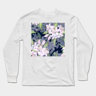 White pink lilies Long Sleeve T-Shirt